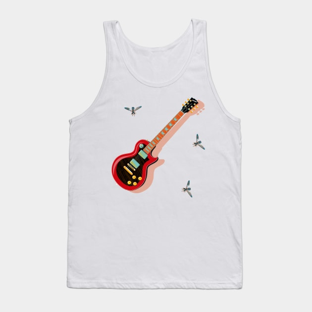 Rotten Guitar Tank Top by artist369